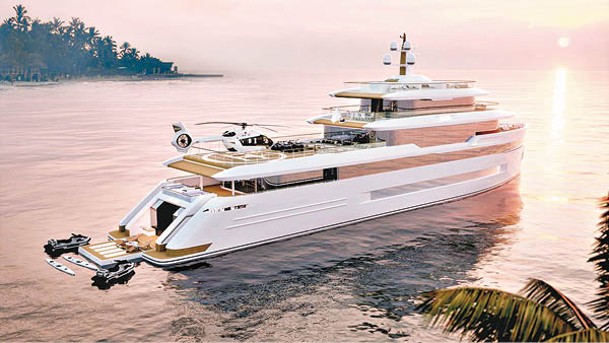 長60米的「Mimer」，是瑞典遊艇設計公司Tillberg Design of Sweden的得意之作。