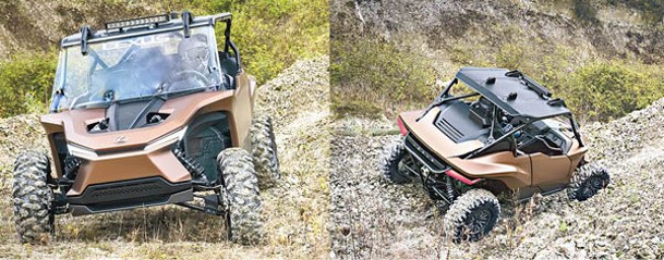 ROV Concept屬一款搭載氫引擎的新「氫」概念越野Buggy。