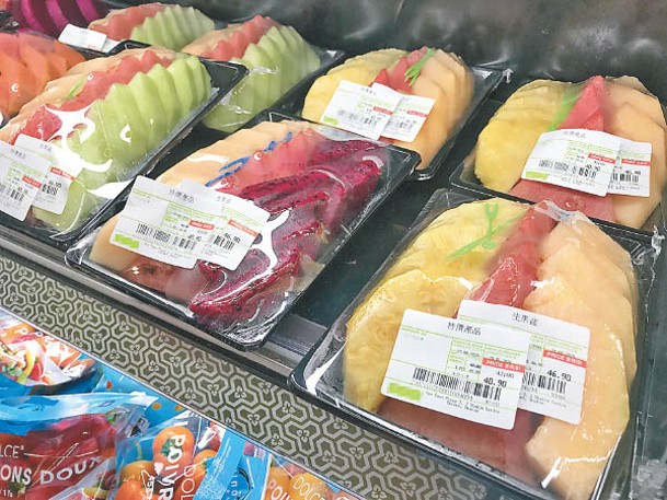 綠領行動發現參加者大多購買蔬果，而當中所含的包膠數量亦最高。