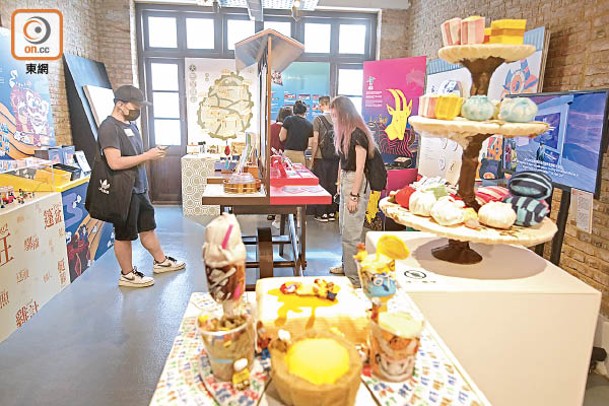 展覽以「品味道」為題向公眾展示本地社區歷史及美食文化特色。（袁志豪攝）