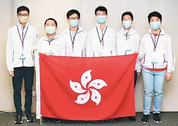 「國際數學奧林匹克」香港學生代表隊共獲5面獎牌。