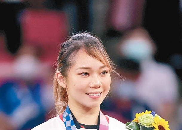 劉慕裳在奧運中奪得銅牌。