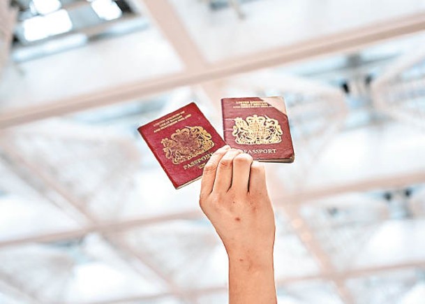 英國政府呼籲港人網上申請ＢＮＯ簽證。