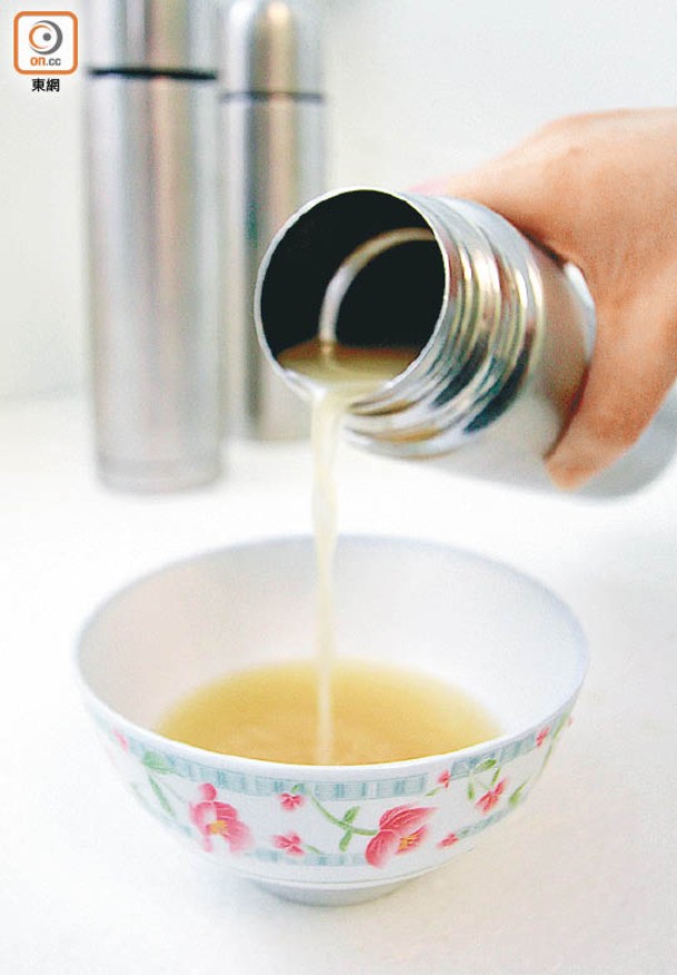如果對清水感抗拒，亦可喝湯、淡茶等代替。