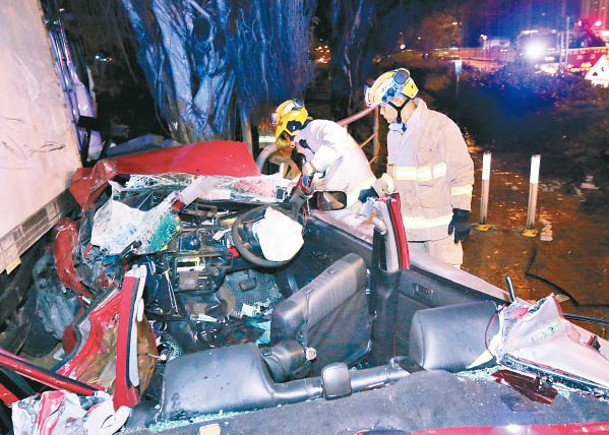 情人節兩死車禍  貨車司機囚3個月