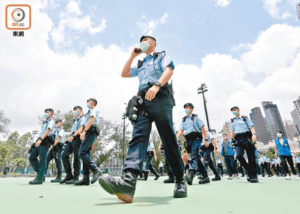 警方計劃在選委會選舉當日加強布防，作高姿態站崗及巡邏。