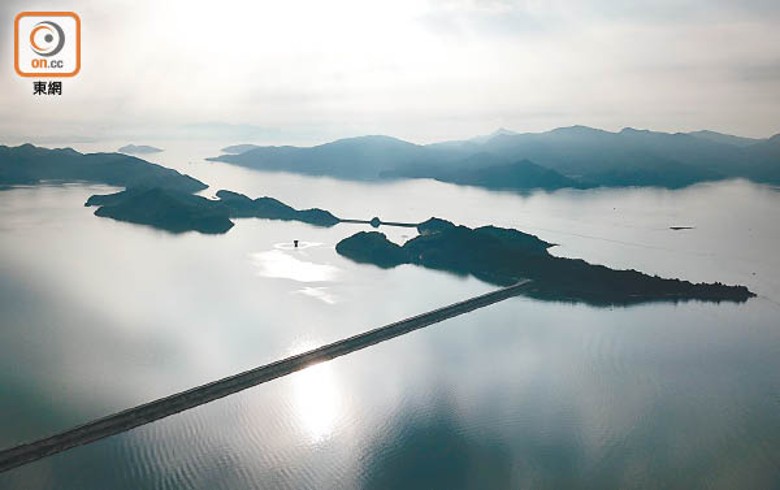 船灣淡水湖容量有2.3億立方米。