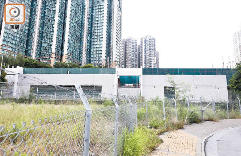港鐵東涌牽引配電站的地皮，可發展1,400至1,800個住宅單位。（胡家豪攝）