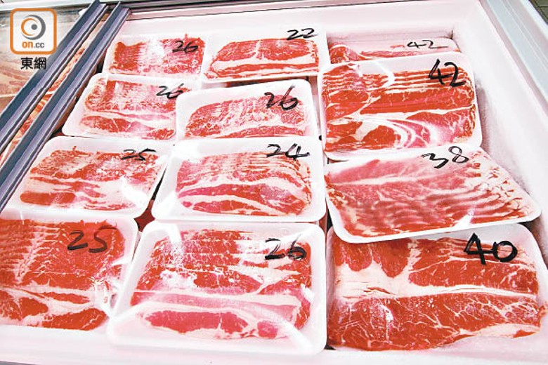 新鮮牛肉加價，業者估計部分市民或轉往購買凍肉。