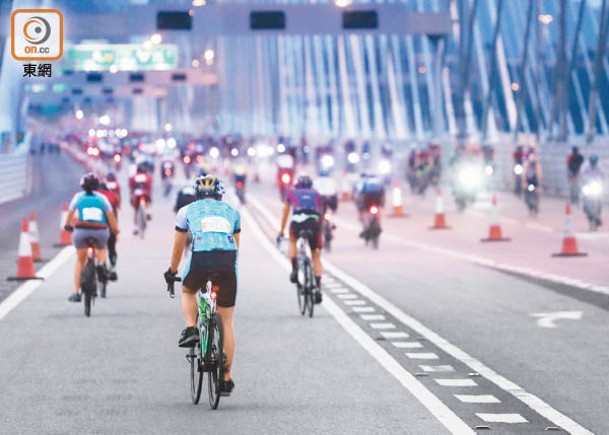 單車節1‧16返嚟啦  限3000人參與  路線港珠澳大橋港段舉行