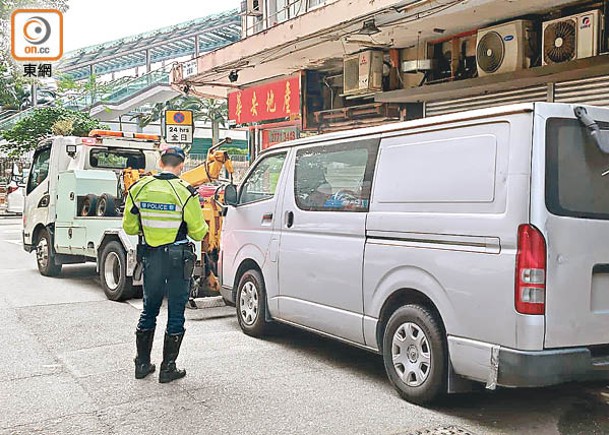 油尖車輛違泊  去年發告票逾21萬張