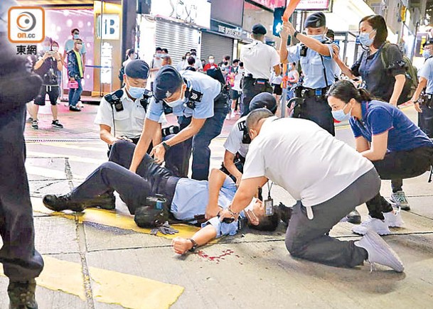 涉煽惑傷警  3男女周五提堂