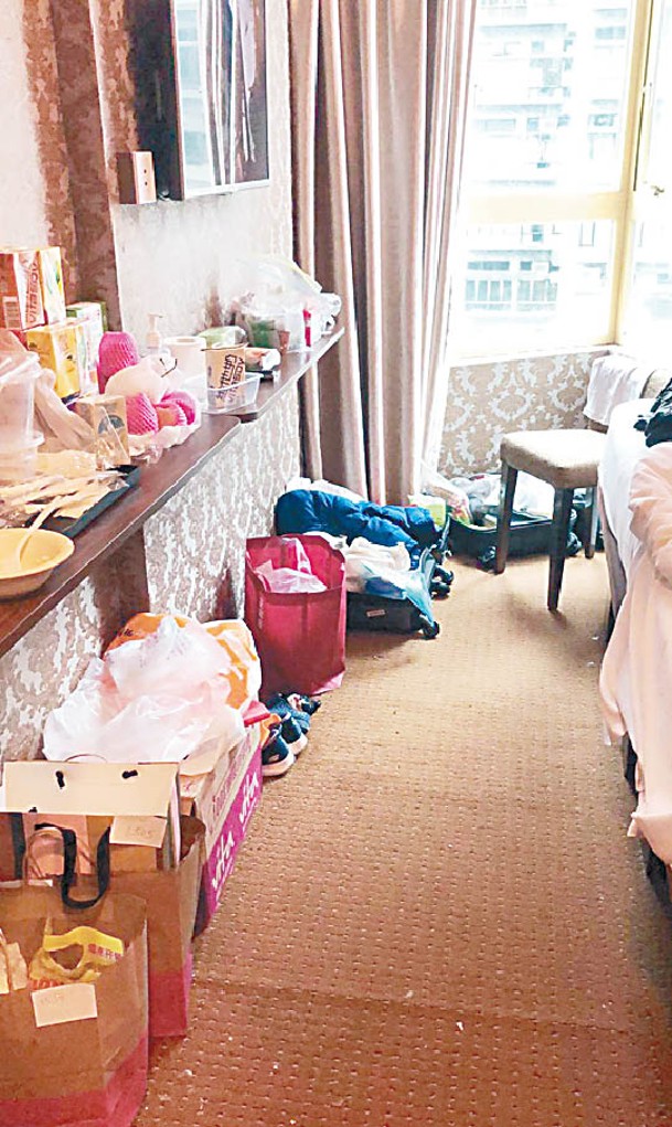 王太的3名家人及家傭已入住檢疫酒店約兩周。