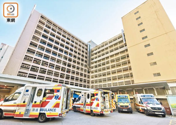 消息指伊利沙伯醫院將成為第3間專門接收新冠患者的指定醫院。（劉子文攝）