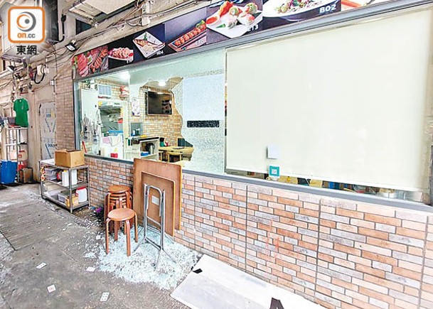 餐廳遇竊失200元  「玻璃維修貴過銀頭」
