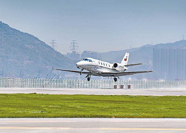 香港國際機場第三跑道試飛於本月順利完成。（受訪者提供）
