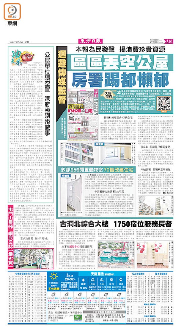 本報跟進「空屋」情況引起極大回響。