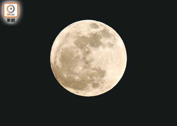 超級月亮6‧14近晚上八時亮相