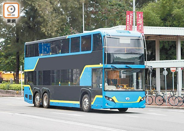 新巴城巴引進本港首輛雙層氫能巴士。