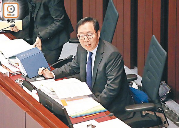 陳健波辭去財委會主席，稍後要進行補選。