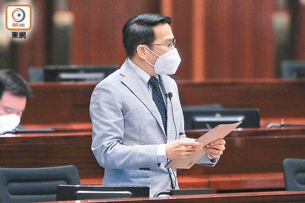 朱國強批評當局指做很多措施減少污染，根本是自欺欺人。（胡家豪攝）