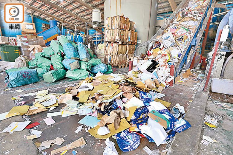 全港唯一紙包飲品盒回收廠今年底或被迫停運。