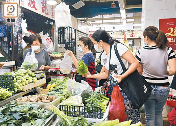 內地供港蔬菜足  菜心每斤$5.2