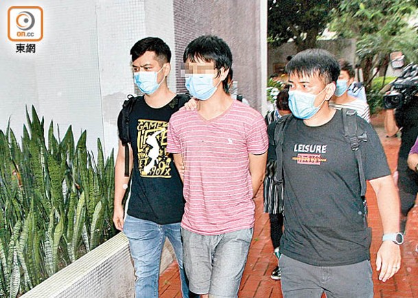 判囚5年的上訴人呂世瑜（中）不服刑期，並提出上訴。