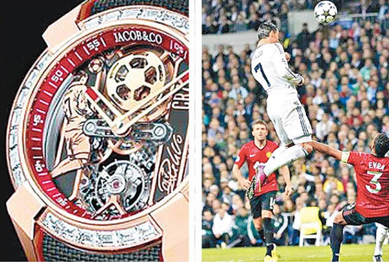 C朗新手錶設計靈感來自倒戈曼聯。