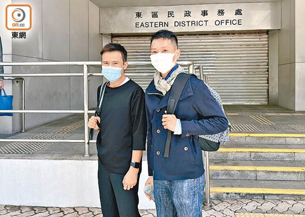 被告黃昱龍（左）及劉諾宏（右）昨日均被判囚8星期。