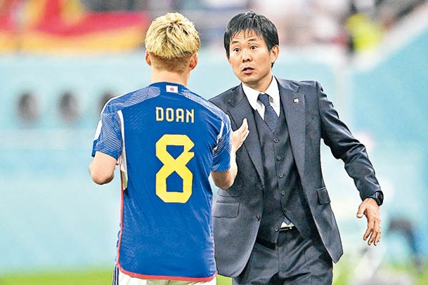 森保一（右）表現備受肯定，傳日本足總決定與他續約。<br>（Getty Images圖片）