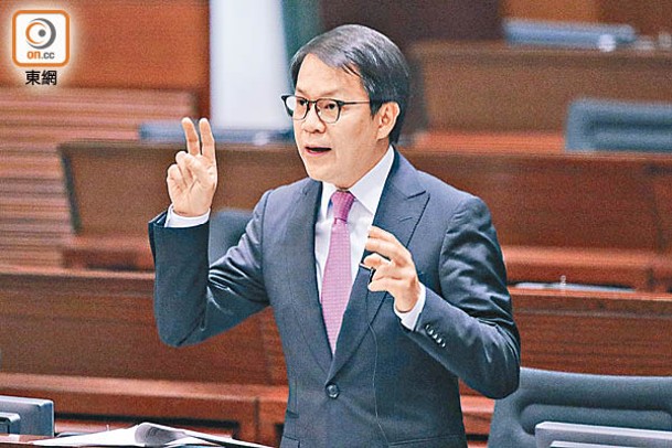 陳克勤嘲笑狄志遠並非經常置身會議廳。