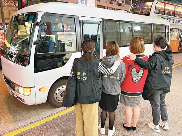 旺角：掃蕩旺角無牌按摩院，兩名女子被捕。