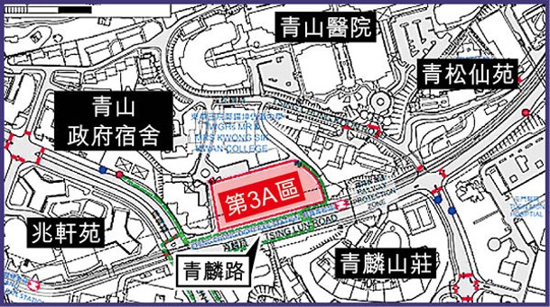 規劃用作興建簡約公屋的屯門第3A區用地。