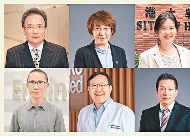 港大6個研究團隊獲「健康長壽催化創新獎（香港）2022」。（港大提供）