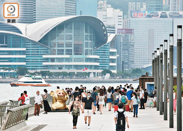 旅客訪港數字於本港放寬入境防疫安排後漸增。