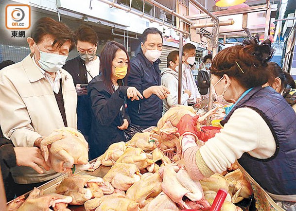 九龍城：團年飯餸菜最重要有雞，雞檔有一定生意。