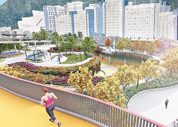 石硤尾公園將建成全港首個開放式「睇水」地下雨水蓄洪池。