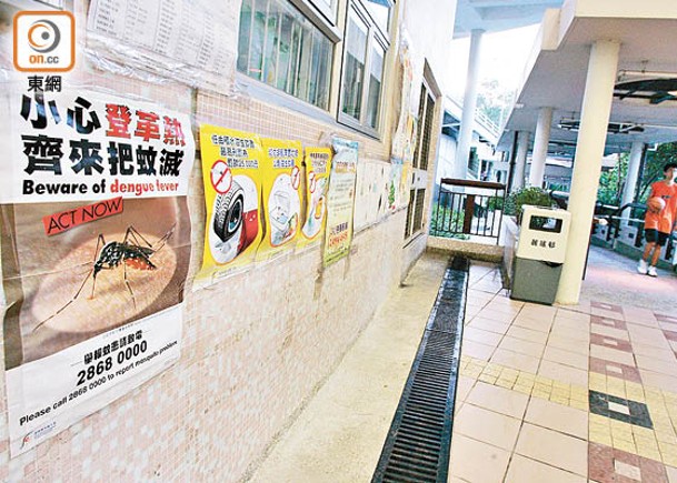 當局呼籲市民採取有效防蚊措施。