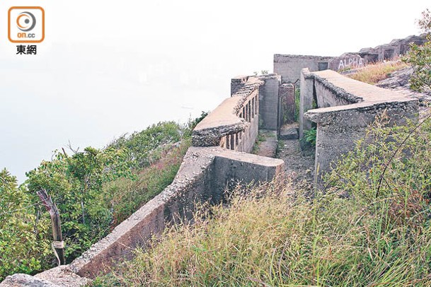 環團揭碉堡附近被非法開墾種植。