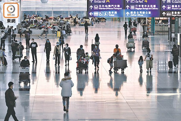 航空公司運力受限，本港旅遊業復甦步伐仍會較慢。