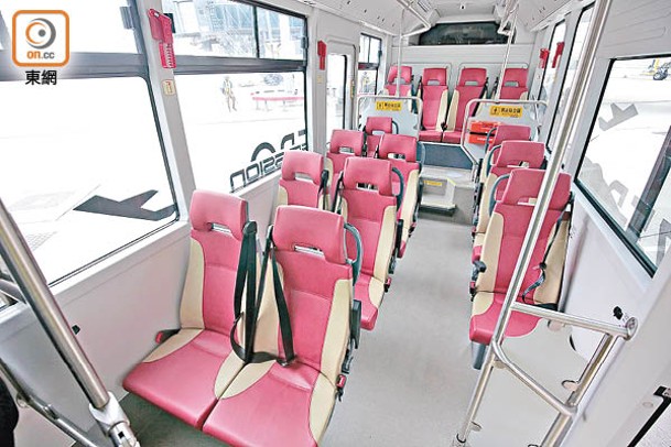 無人駕駛巴士初期用於接載員工往返禁區。