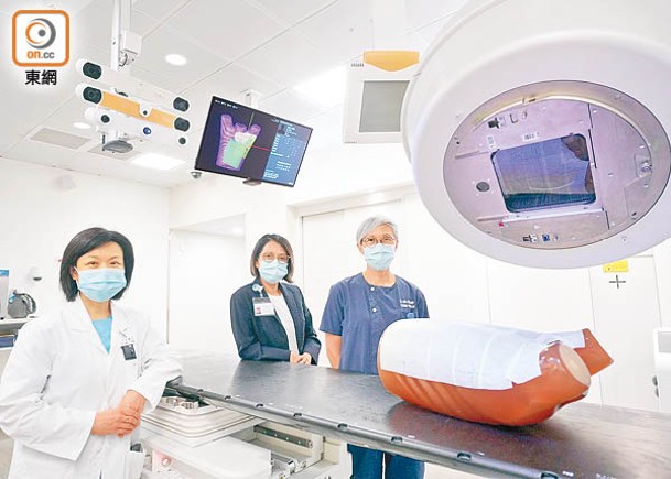 東區醫院採用表面引導放射治療系統，有助提升治療準確度。