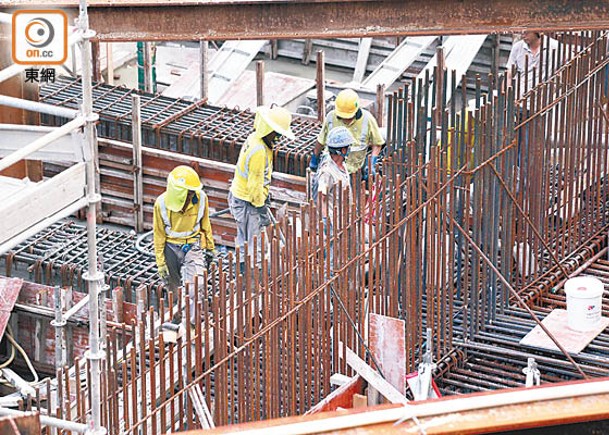 建造業輸入外勞名額達1.2萬個。