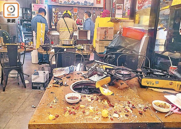 去年荃灣有食肆發生卡式石油氣爐爆炸事故。
