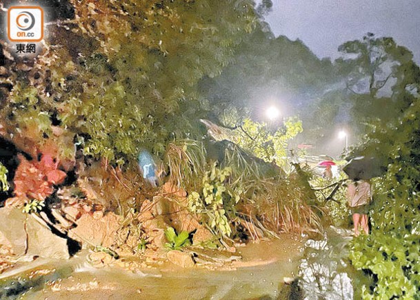 西貢：西貢出現山泥傾瀉。