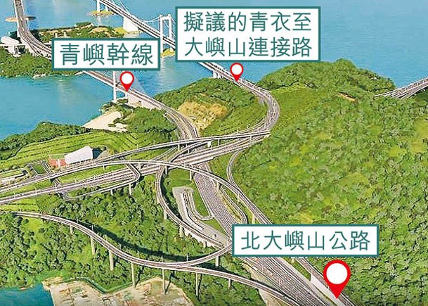 港府昨日刊憲建議興建11號幹線（元朗至北大嶼山段）。