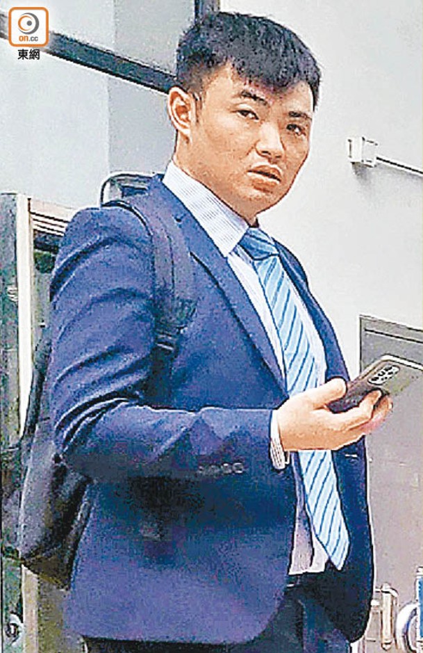 被告陳浩鳴，就兩項洗黑錢罪被判囚30個月。