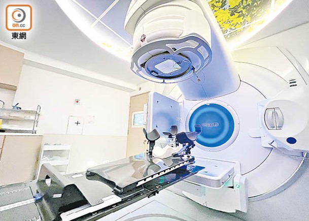 香港港安醫院腫瘤中心磁力共振造影儀。（黃仲民攝）