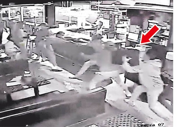 黑漢餐廳遇襲  7男落網